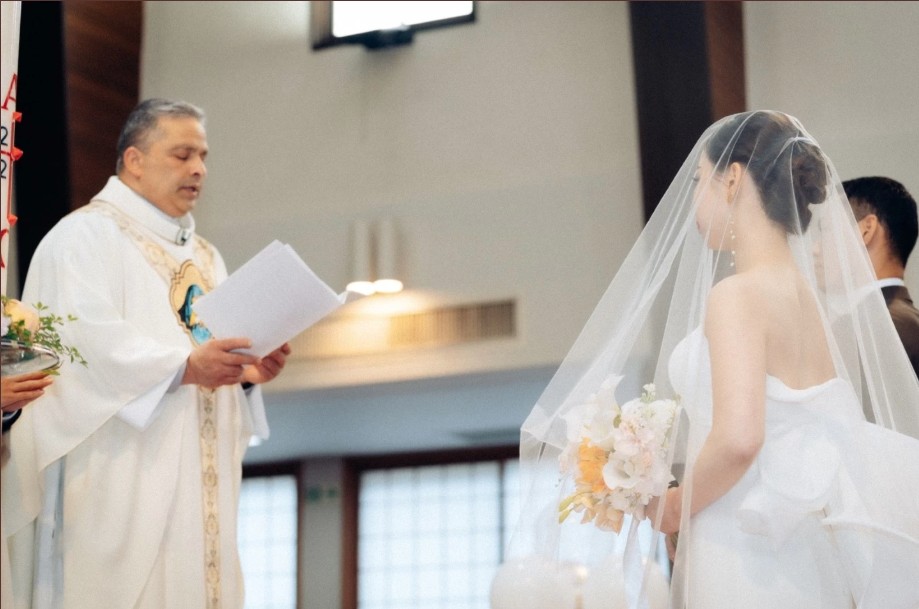 結婚式の様子